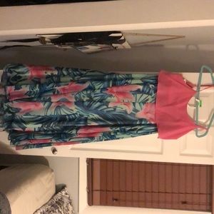 Two apiece Flowered set